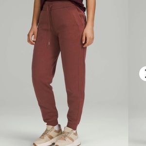 Lululemon Smoky Red Scuba Joggers